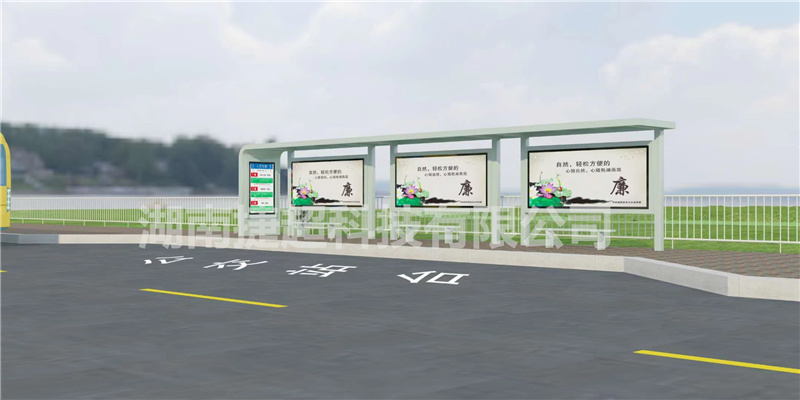 龙南县公交候车亭制作